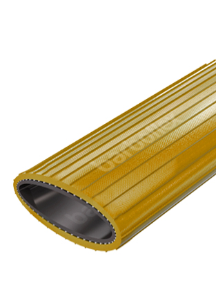 MANGUEIRA PLANA AMARELA 20BAR