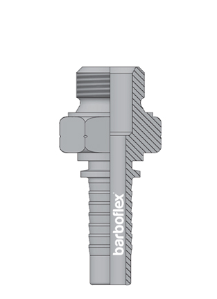 MACHO MÉTRICO DIN-L CONE 60º