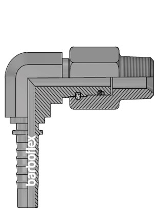 C90º BLOCO M. GIRATÓRIO NPTF