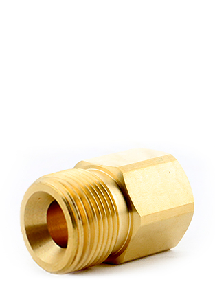 ADAPTADOR LATÃO MACHO X FÊMEA