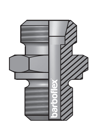 UNIÃO TUBO-ROSCA X MÉTRICO (GE)