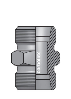UNIÃO TUBO-TUBO (G) INOX AISI 316