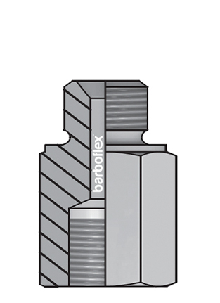 PROLONGAMENTO BSP MACHO FÊMEA INOX AISI 316