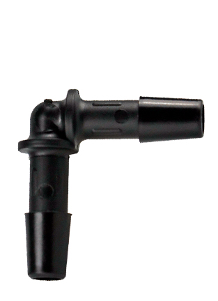 CONECTOR NYLON 90º