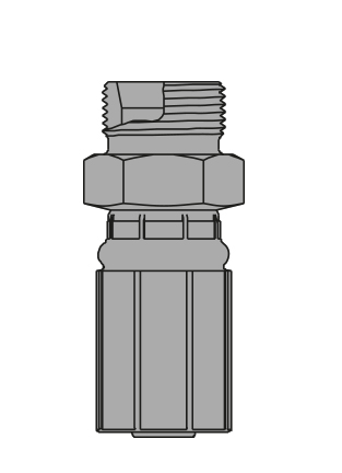 MACHO (S) MÉTRICO COM MANGUITO