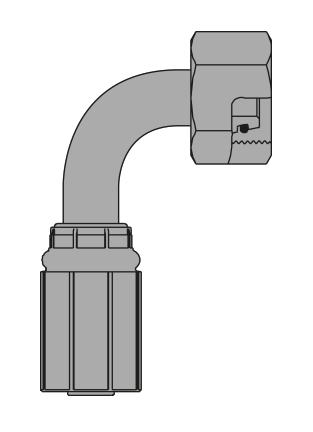 F90º MÉTRICA (L) COM MANGUITO