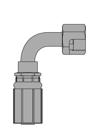 FÊMEA 90º ORFS COM MANGUITO