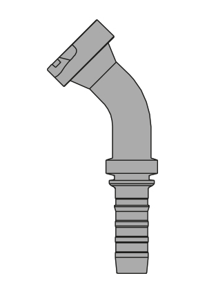 FLANGE 45º SUPERCAT GATES