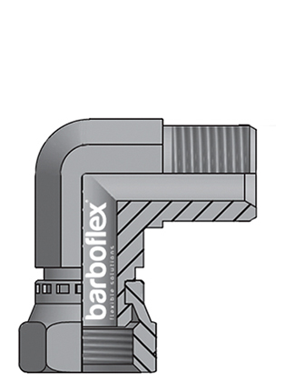 JOELHO BSP 90º MACHO - FÊMEA GIRATÓRIA