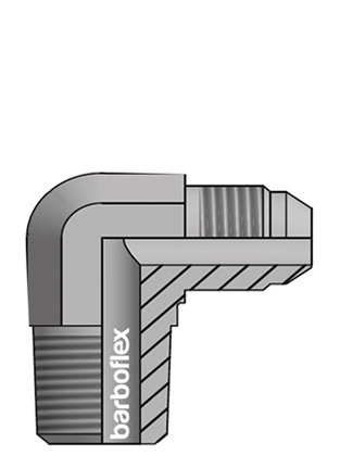 JOELHO 90º JIC MACHO - MACHO BSPT
