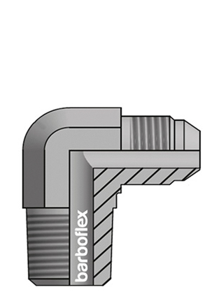 JOELHO 90º JIC MACHO - MACHO NPT