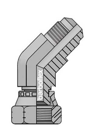 JOELHO 45º JIC MACHO - FÊMEA