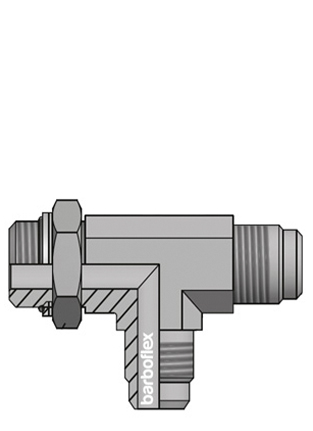 TÊ JIC MACHO - MACHO BSPP ORIENTAVEL LATERAL