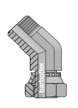 JOELHO 45º ORFS MACHO - FÊMEA GIRATÓRIA