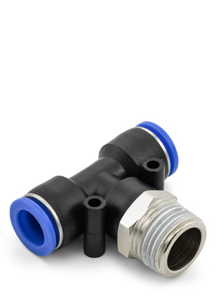 TÊ PLÁSTICO MACHO CENTRAL