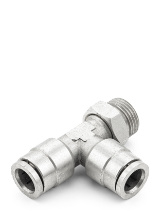 TÊ RÁPIDO METÁLICO MACHO LATERAL