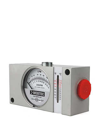 CAUDALÍMETRO COM TERMÓMETRO