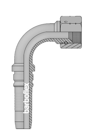 FÊMEA JIC 90º INTERLOCK