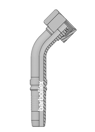 FÊMEA 45º MÉTRICA SÉRIE S INTERLOCK