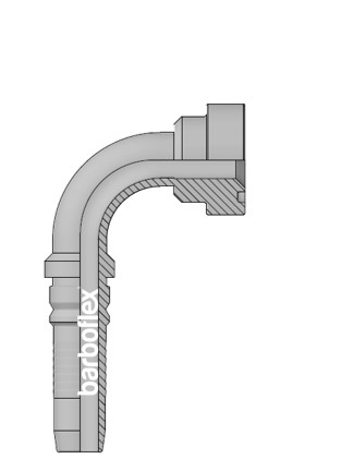 FLANGE 90º SUPERCAT INTERLOCK