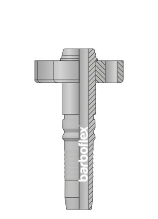 FLANGE MACHO POCLAIN INTERLOCK