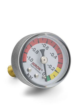 VACUOMETRO HORIZONTAL TRICOLOR