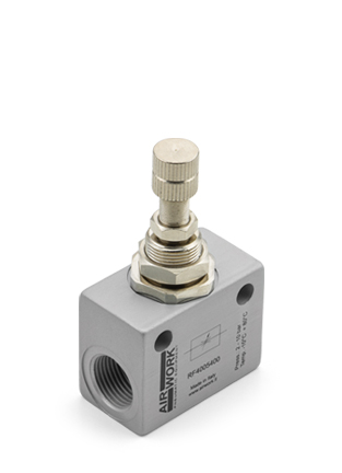 RESTRITOR DE CAUDAL BIDIRECIONAL EM LINHA