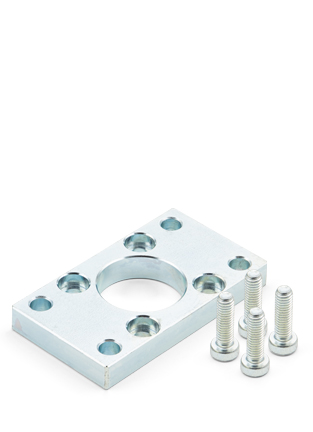 FLANGE FRONTAL AÇO P/ CILINDRO ISO15552