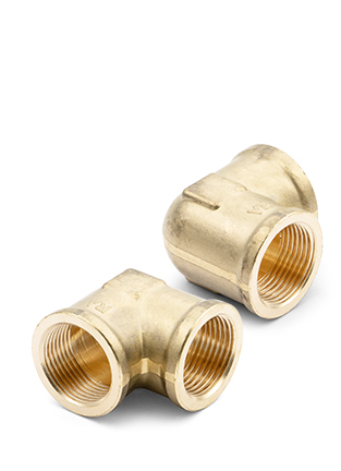 Joelho Ar Travão Raufoss Fêmea X Fêmea Fixa Latão