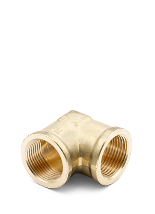 Joelho Ar Travão Raufoss Fêmea X Fêmea Fixa Latão