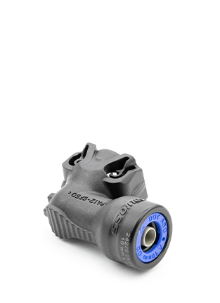 União Ar Travão Raufoss ABC 90º Tubo X PUSH-IN